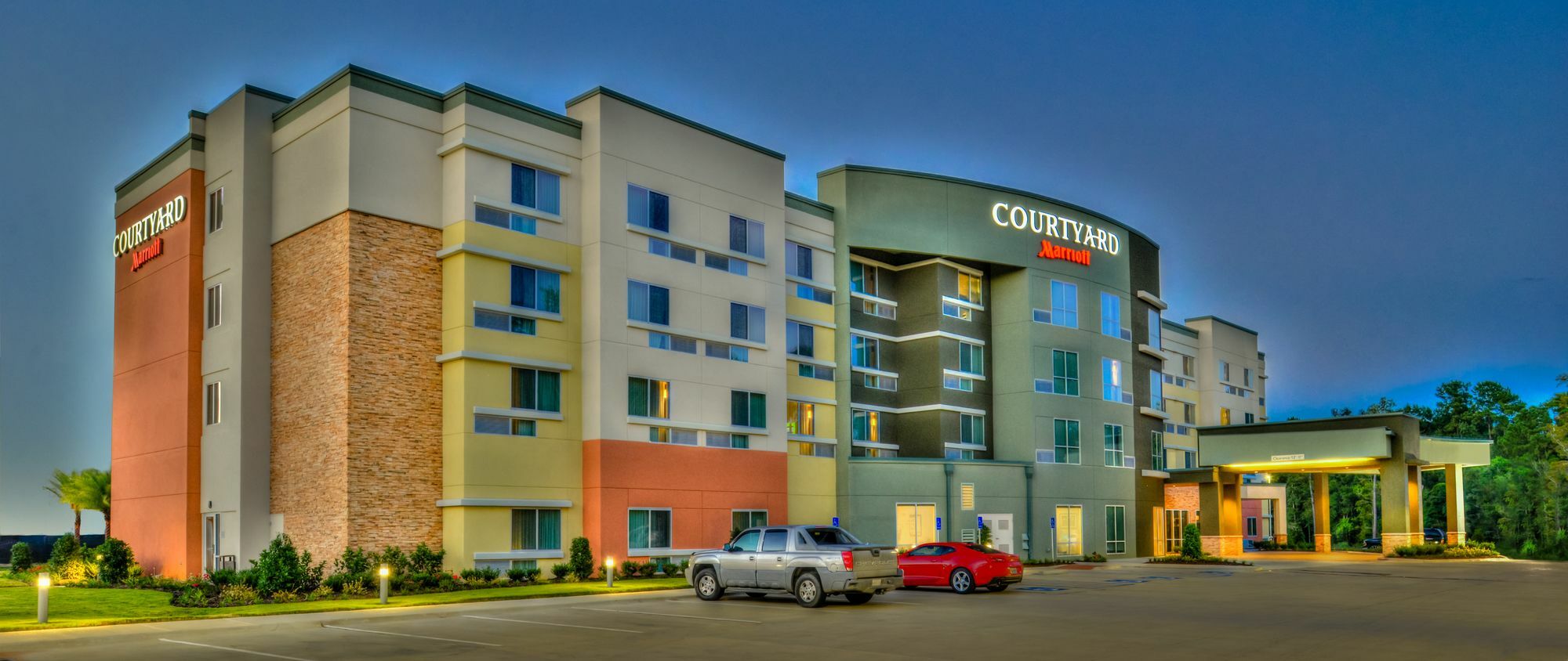 Courtyard Lake Charles Eksteriør billede